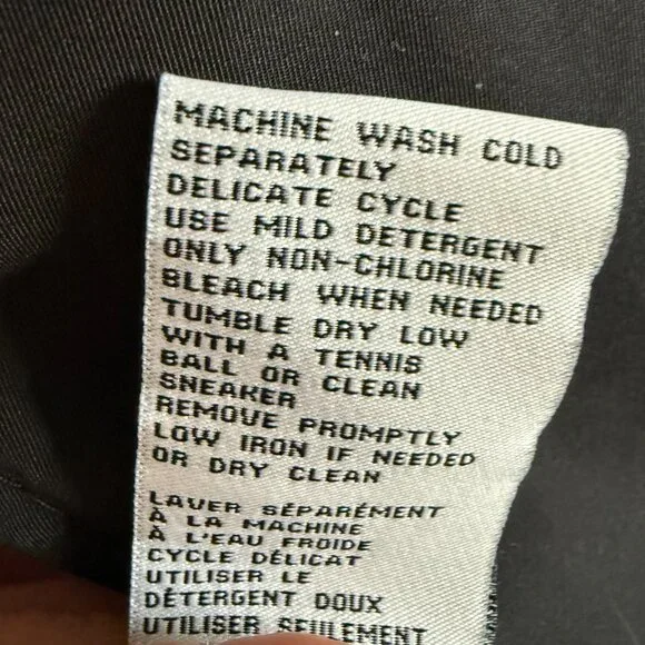 Kate Spade Black Trench/Rain Coat Size 8 - Picture 7 of 7